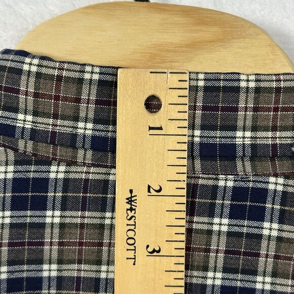 Pendleton Wool Button Down Shirt Men’s Size Large Plaid Brown - Picture 4 of 16
